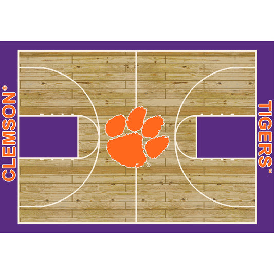 Imperial Clemson Tigers 7'8" x 10'9" Courtside Rug