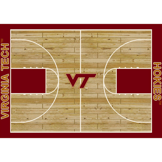 Imperial Virginia Tech Hokies 7'8" x 10'9" Courtside Rug