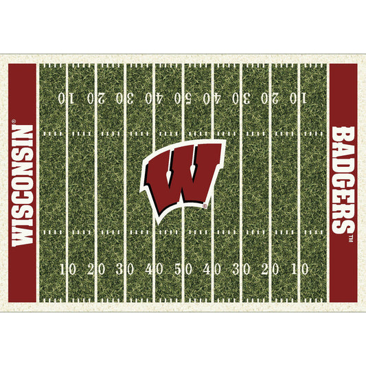 Imperial Wisconsin Badgers 7'8'' x 10'9'' Home Field Rug