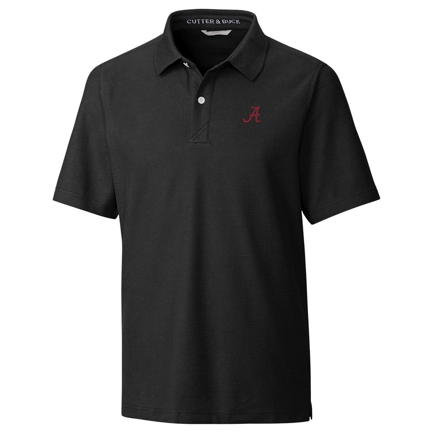 Men's Cutter & Buck Black Alabama Crimson Tide Breakthrough Polo