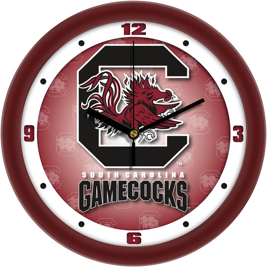 South Carolina Gamecocks 11.5'' Suntime Premium Glass Face Dimension Wall Clock