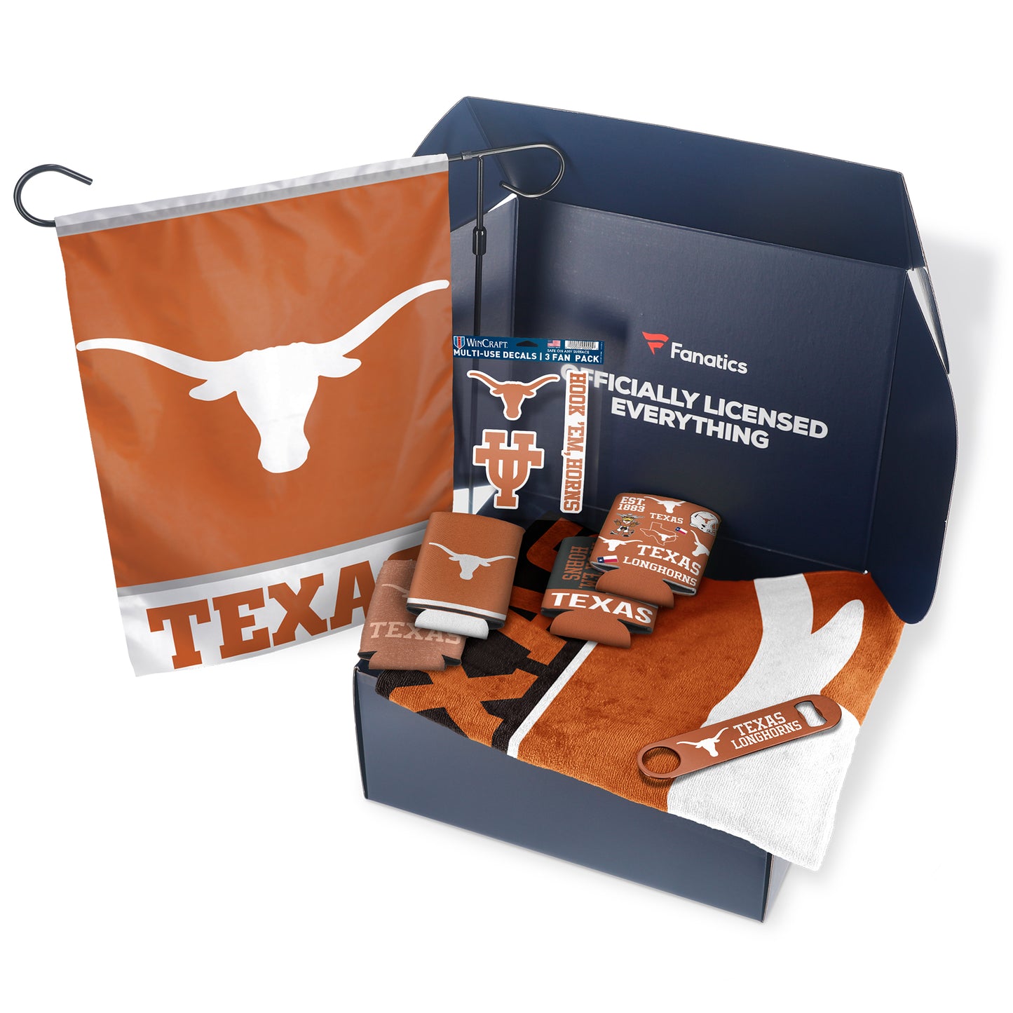 Texas Longhorns Fanatics Pack Tailgate Game Day Essentials Gift Box - $80+ Value