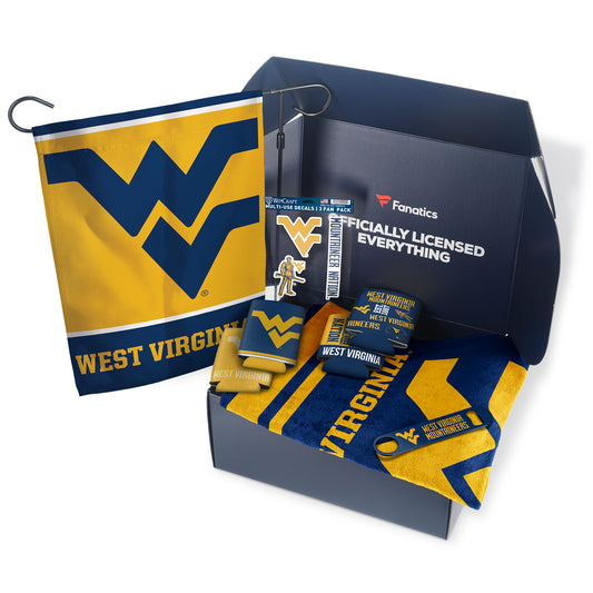 West Virginia Mountaineers Fanatics Pack Tailgate Game Day Essentials Gift Box - $80+ Value