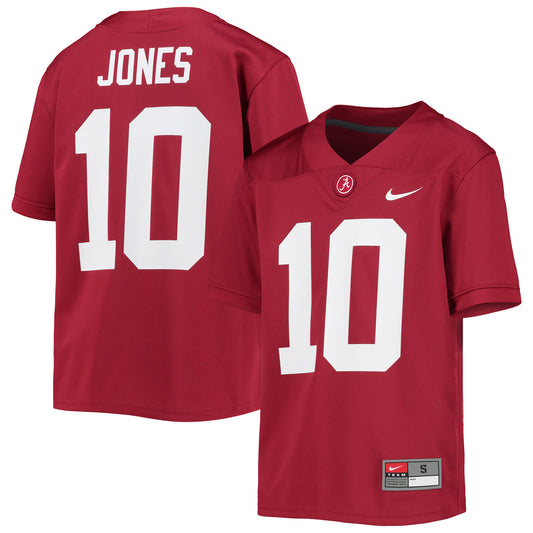 Youth Nike Mac Jones Crimson Alabama Crimson Tide Alumni Jersey