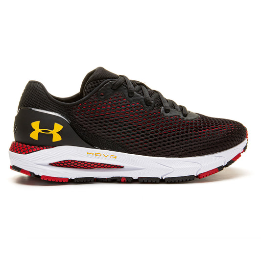 Women's Under Armour Black Maryland Terrapins HOVR Sonic 4 Running Shoe