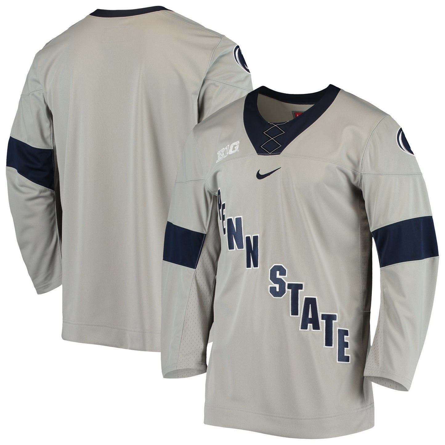 Men's Nike Gray Penn State Nittany Lions Replica Hockey Jersey