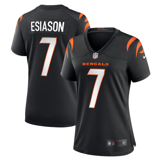 Women's Nike Boomer Esiason Black Cincinnati Bengals Retired Player Jersey