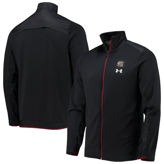 Men's Under Armour Black South Carolina Gamecocks 2021 Sideline Command Full-Zip Jacket