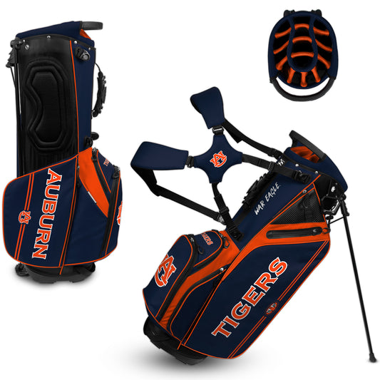 WinCraft Auburn Tigers Caddie Carry Hybrid Golf Bag
