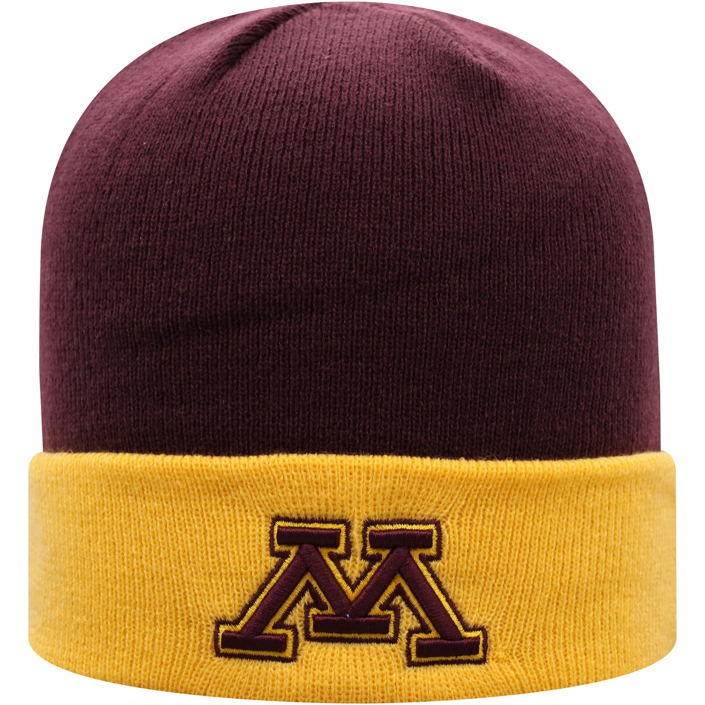 Men's Top of the World Maroon/Gold Minnesota Golden Gophers Core 2-Tone Cuffed Knit Hat