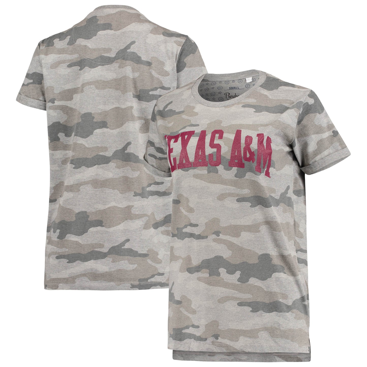 Women's Pressbox Camo Texas A&M Aggies T-Shirt