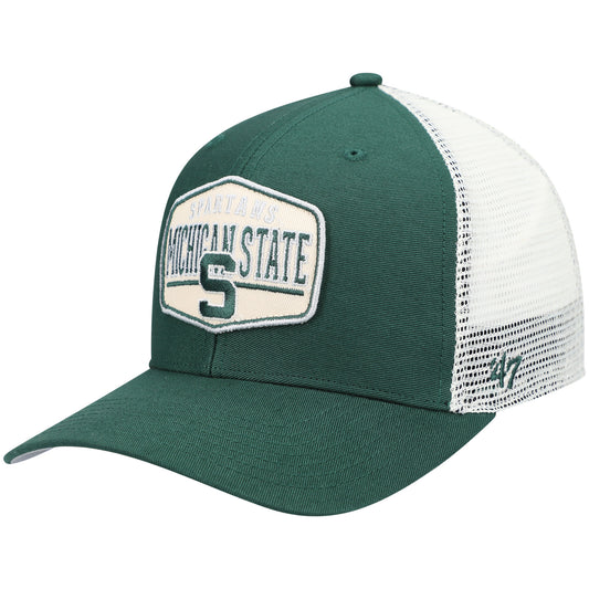 Men's '47 Green Michigan State Spartans Shumay MVP Trucker Snapback Hat