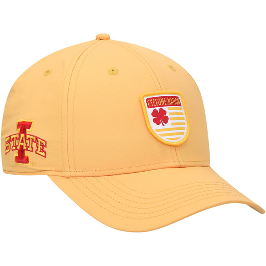 Men's Gold Iowa State Cyclones Nation Shield Snapback Hat