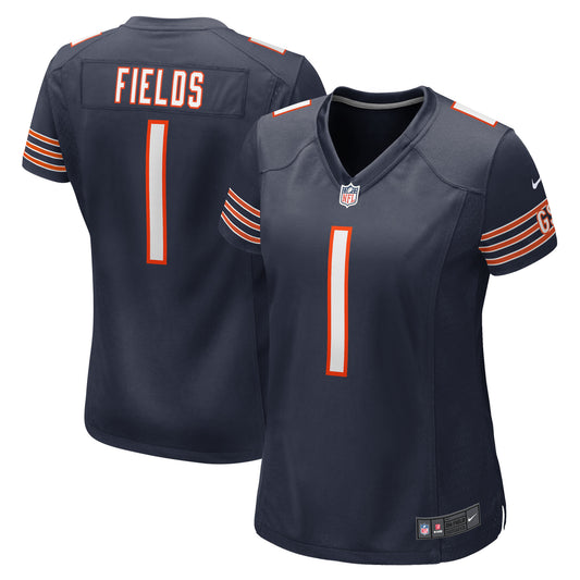 Women's Nike Justin Fields Navy Chicago Bears Player Jersey