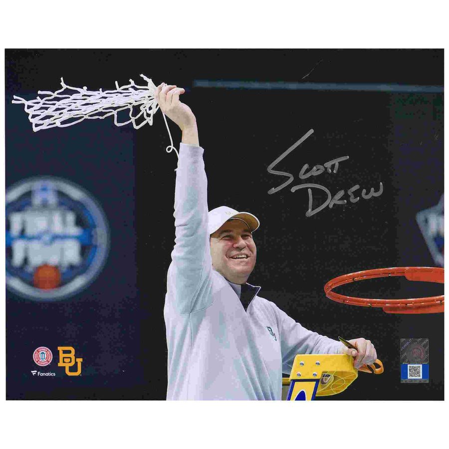 Scott Drew Baylor Bears Autographed 8" x 10" Nets Photograph