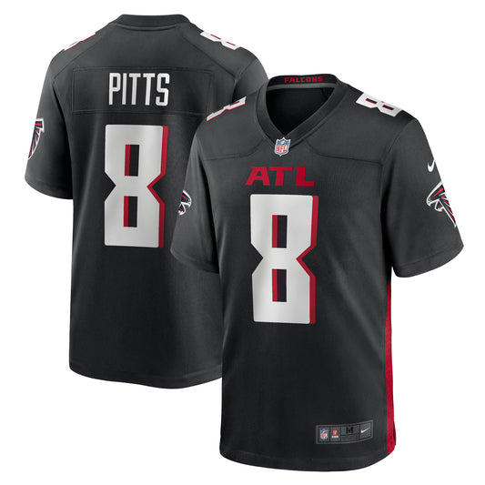 Youth Nike Kyle Pitts Black Atlanta Falcons Game Jersey