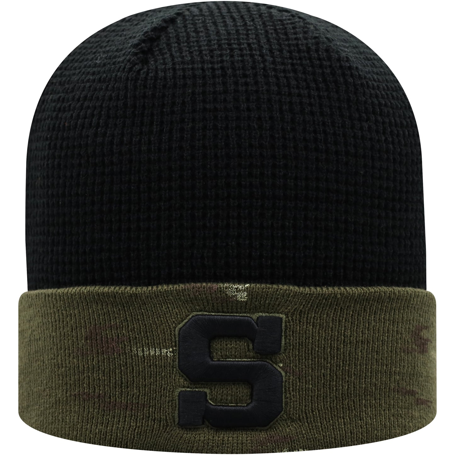 Men's Top of the World Olive/Black Penn State Nittany Lions OHT Military Appreciation Skully Cuffed Knit Hat