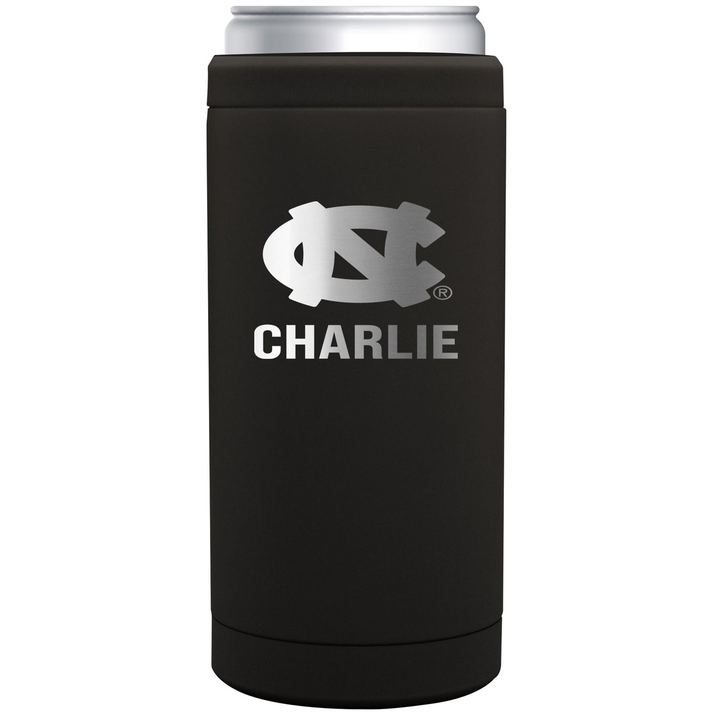 North Carolina Tar Heels 12oz. Personalized Stainless Steel Slim Can Cooler