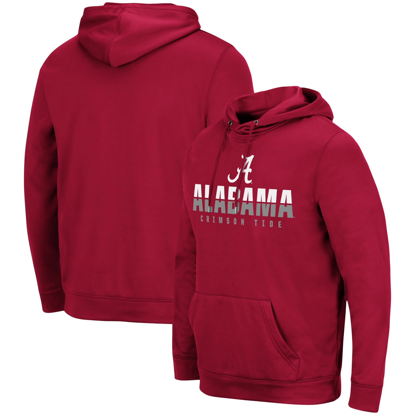 Men's Colosseum Crimson Alabama Crimson Tide Lantern Pullover Hoodie