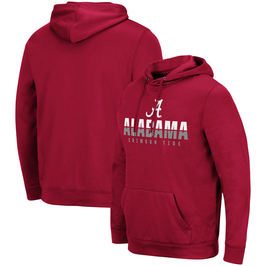 Men's Colosseum Crimson Alabama Crimson Tide Lantern Pullover Hoodie