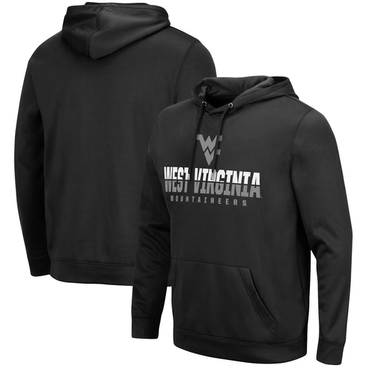 Men's Colosseum Black West Virginia Mountaineers Lantern Pullover Hoodie