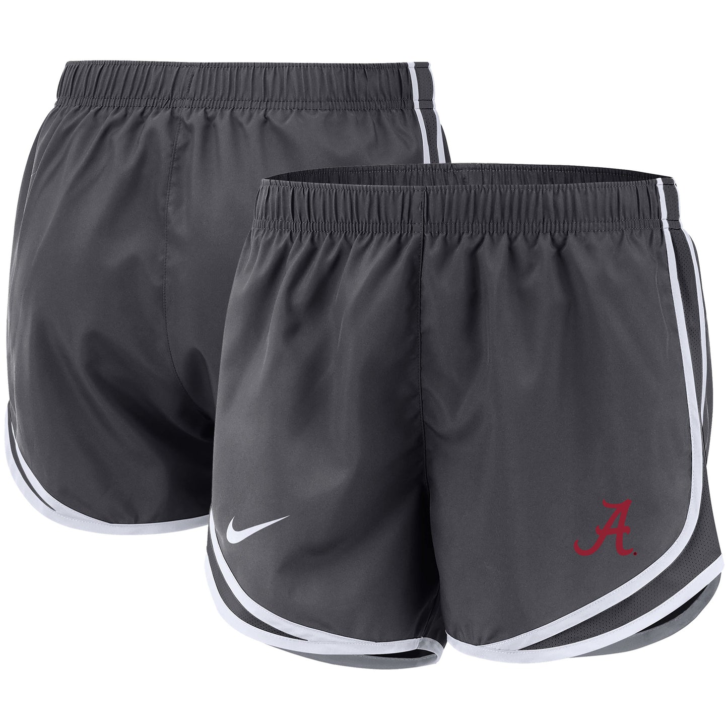 Women's Nike Anthracite Alabama Crimson Tide Team Tempo Performance Shorts