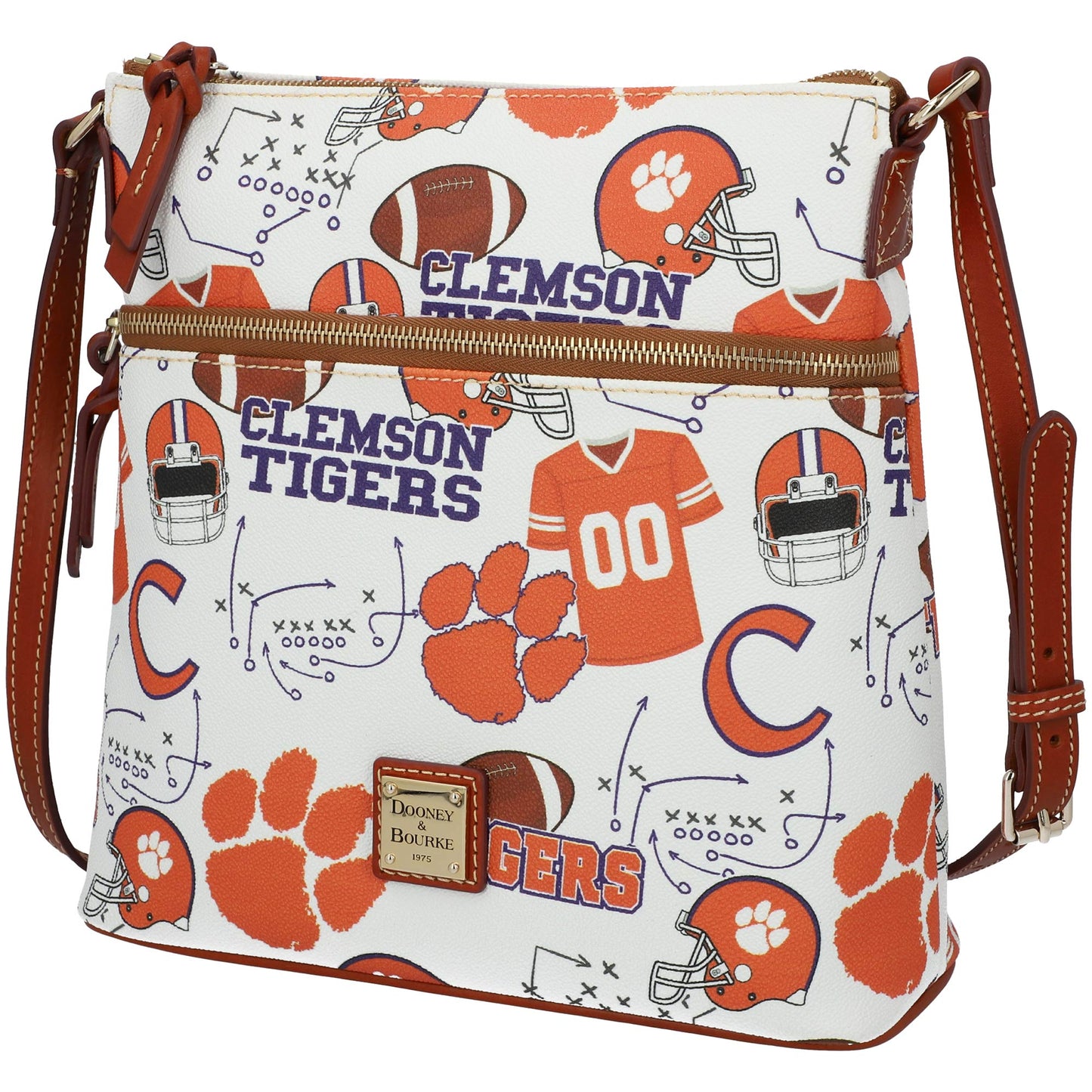 Dooney & Bourke Clemson Tigers Game Day Crossbody Purse