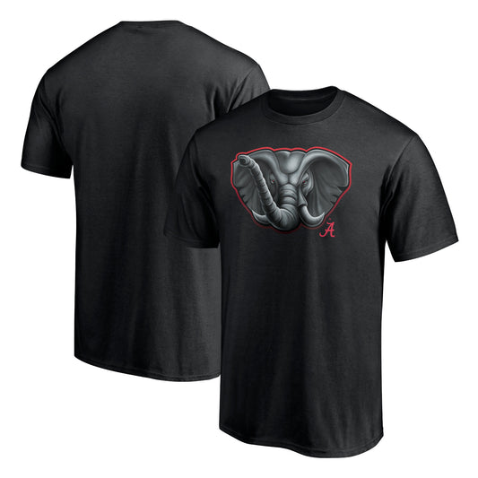 Men's Fanatics Black Alabama Crimson Tide Team Midnight Mascot T-Shirt