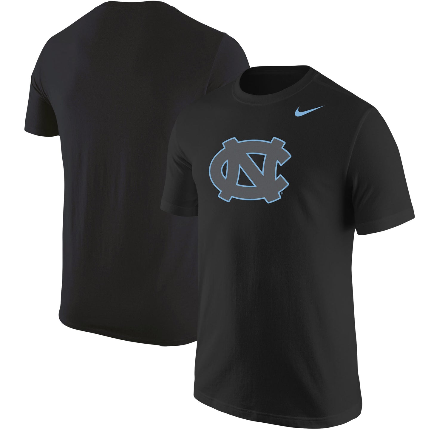 Men's Nike Black North Carolina Tar Heels Logo Color Pop T-Shirt