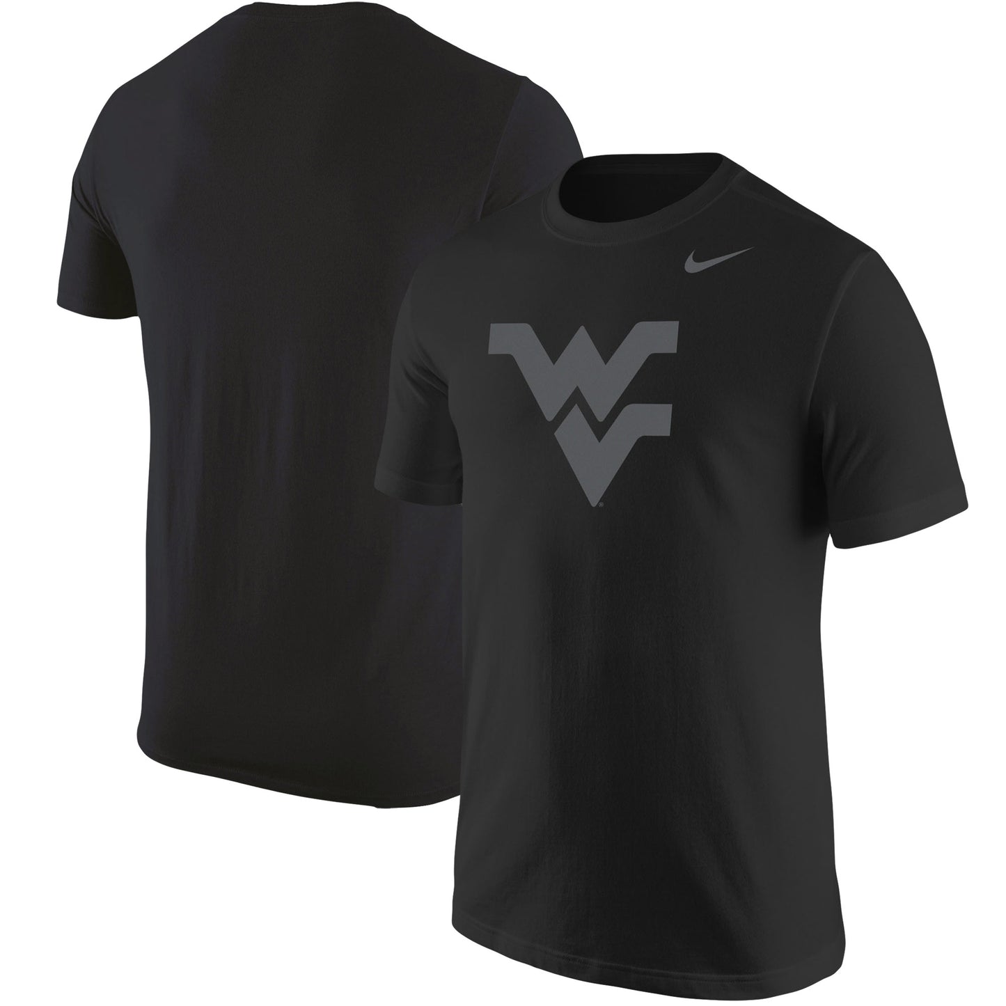 Men's Nike Black West Virginia Mountaineers Logo Color Pop T-Shirt