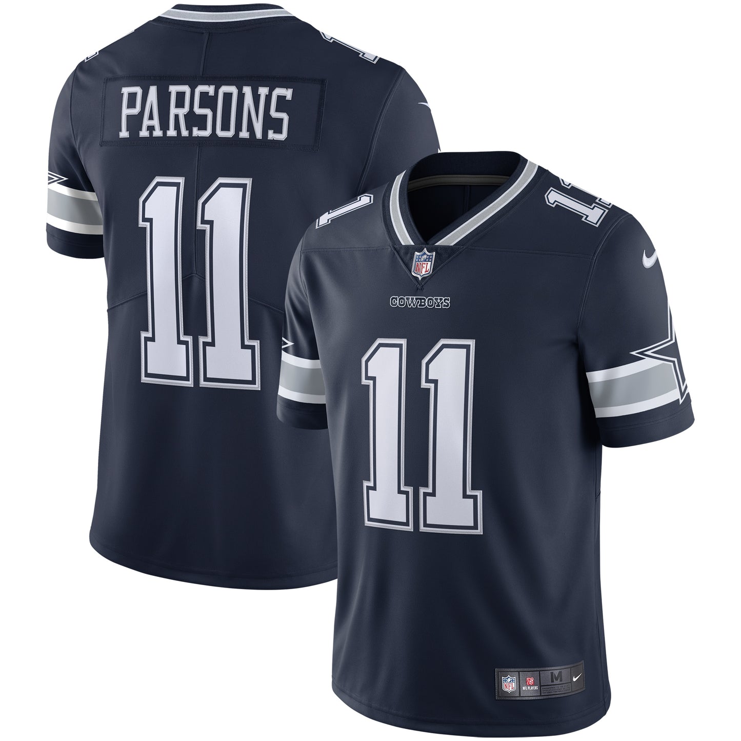 Men's Nike Micah Parsons Navy Dallas Cowboys Vapor Limited Jersey