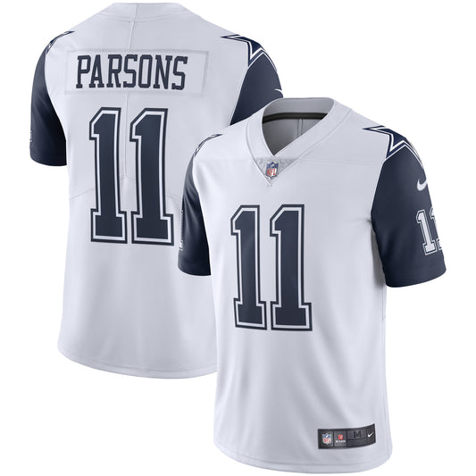 Men's Nike Micah Parsons White Dallas Cowboys Alternate 2 Vapor Limited Jersey