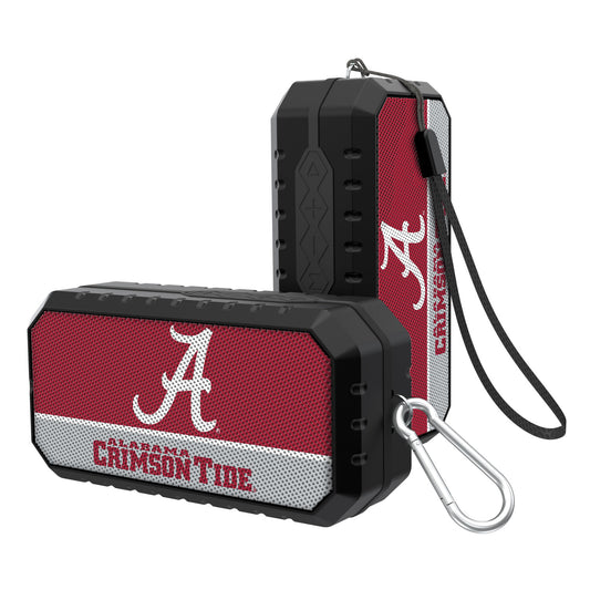 Alabama Crimson Tide Secondary Logo End Zone Water Resistant Bluetooth Speaker