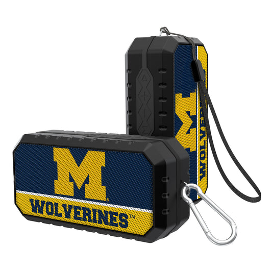 Michigan Wolverines End Zone Water Resistant Bluetooth Speaker