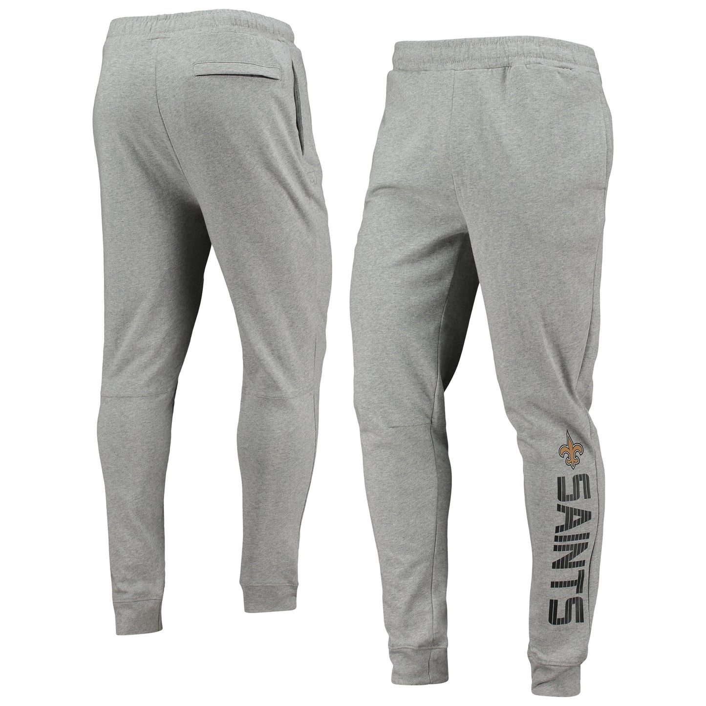 Men's MSX by Michael Strahan Heathered Gray New Orleans Saints Jogger Pants