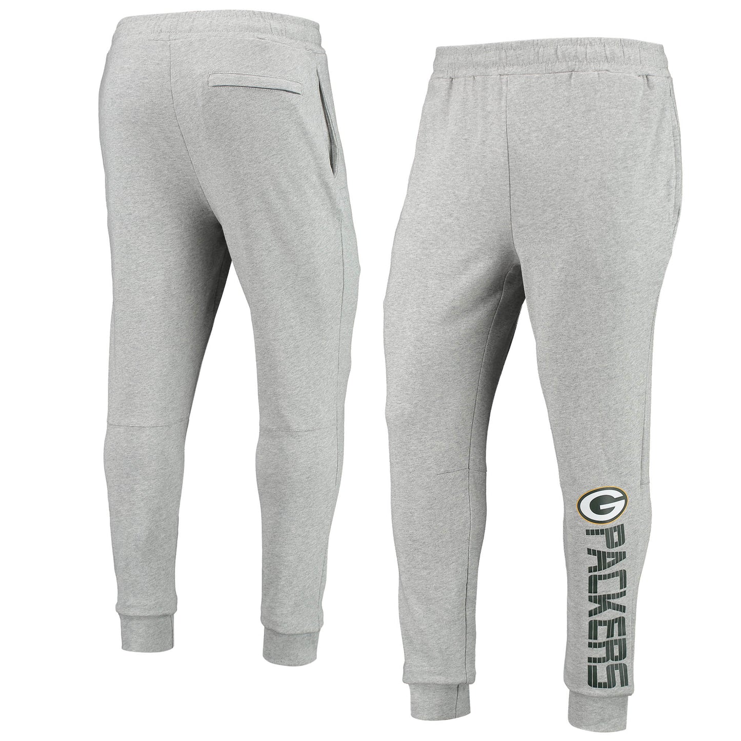 Men's MSX by Michael Strahan Heathered Gray Green Bay Packers Jogger Pants