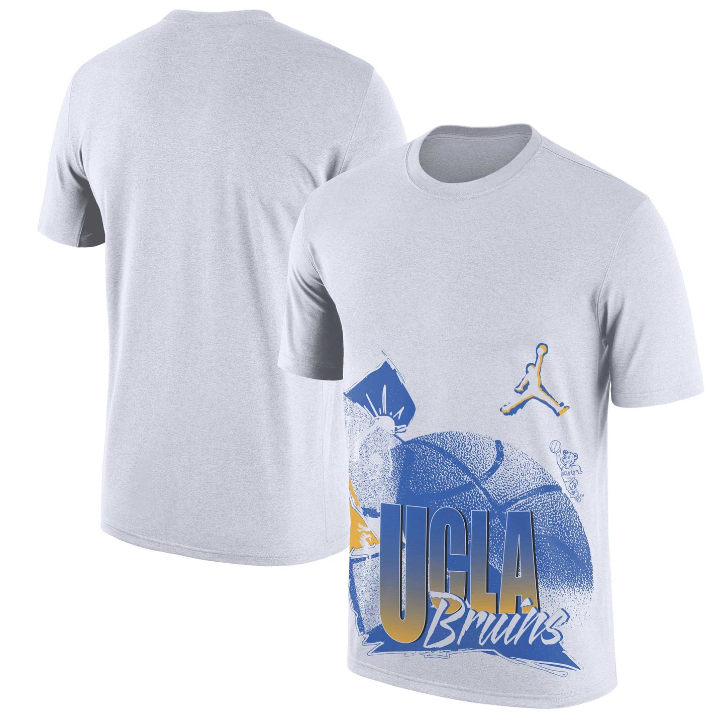 Men's Jordan Brand White UCLA Bruins Basketball 90s Hoop Max T-Shirt