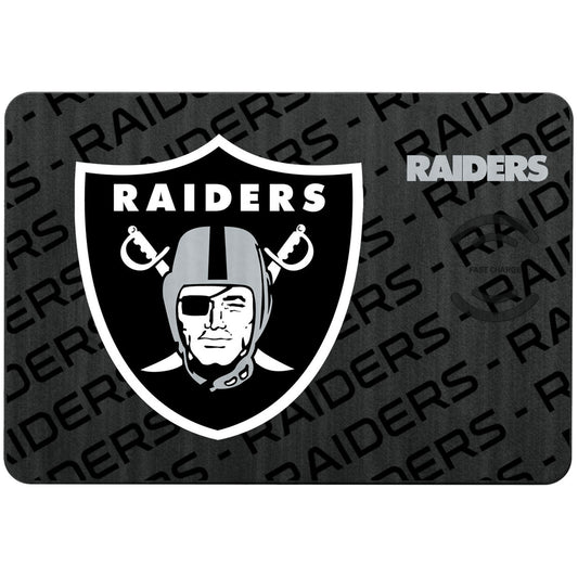 Las Vegas Raiders Wireless Charger and Mouse Pad