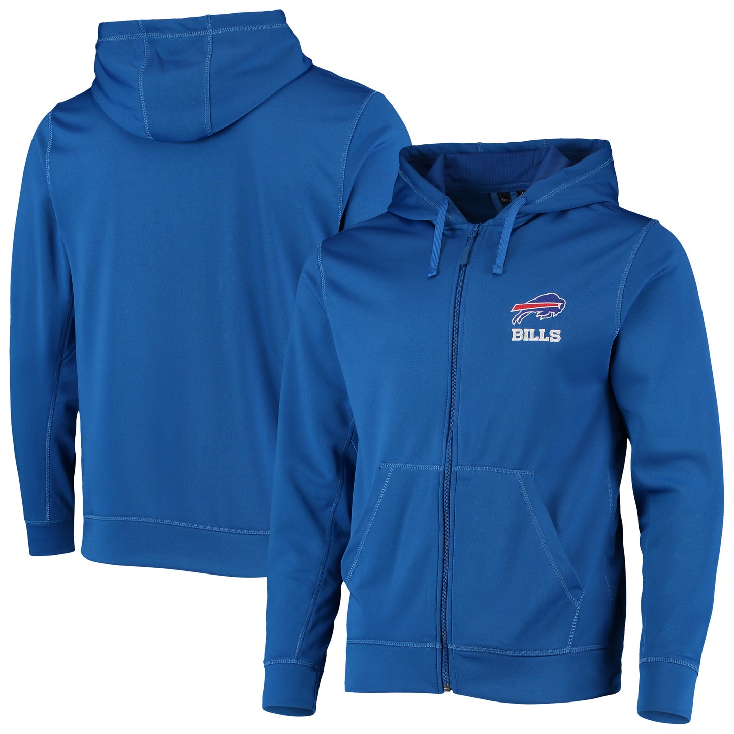 Men's Dunbrooke Royal Buffalo Bills Trophy Fleece Full-Zip Hoodie