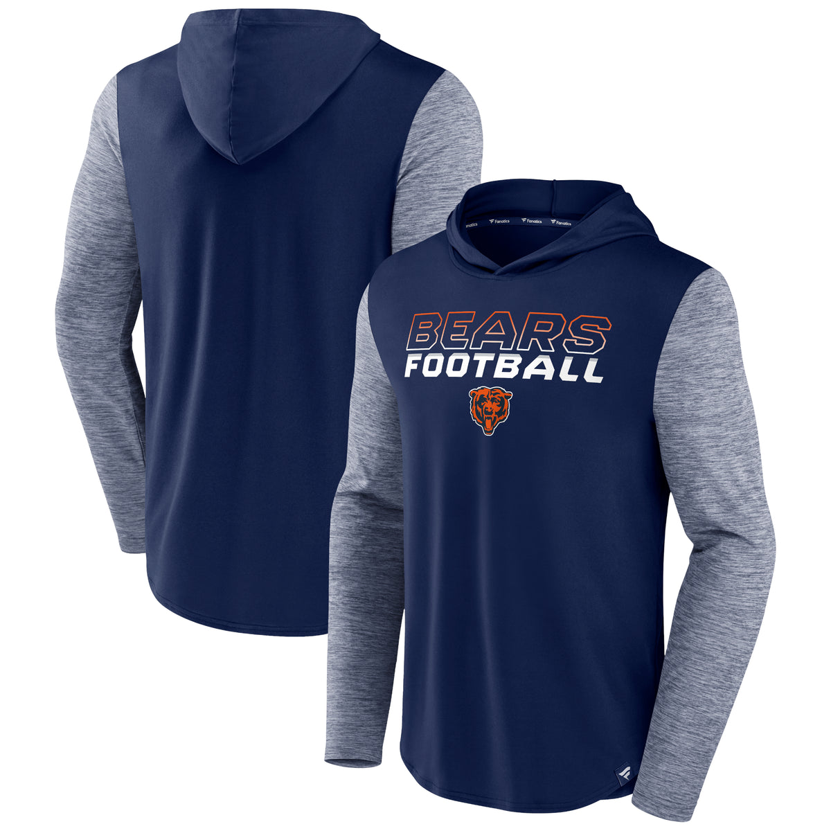 Men's Fanatics Navy Chicago Bears Future Talent Pullover Hoodie