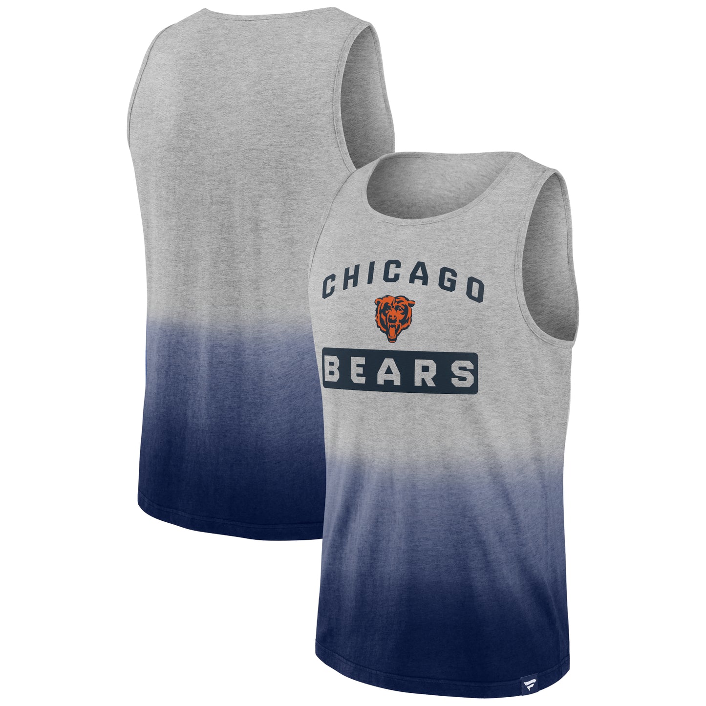 Men's Fanatics Heathered Gray/Navy Chicago Bears Our Year Tank Top