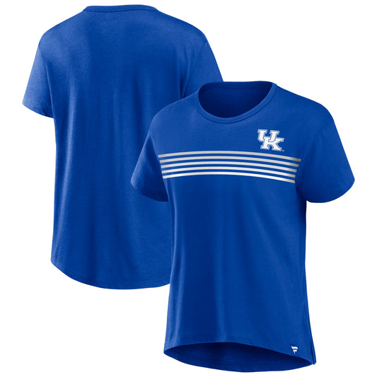 Women's Fanatics Royal Kentucky Wildcats Tie Breaker T-Shirt