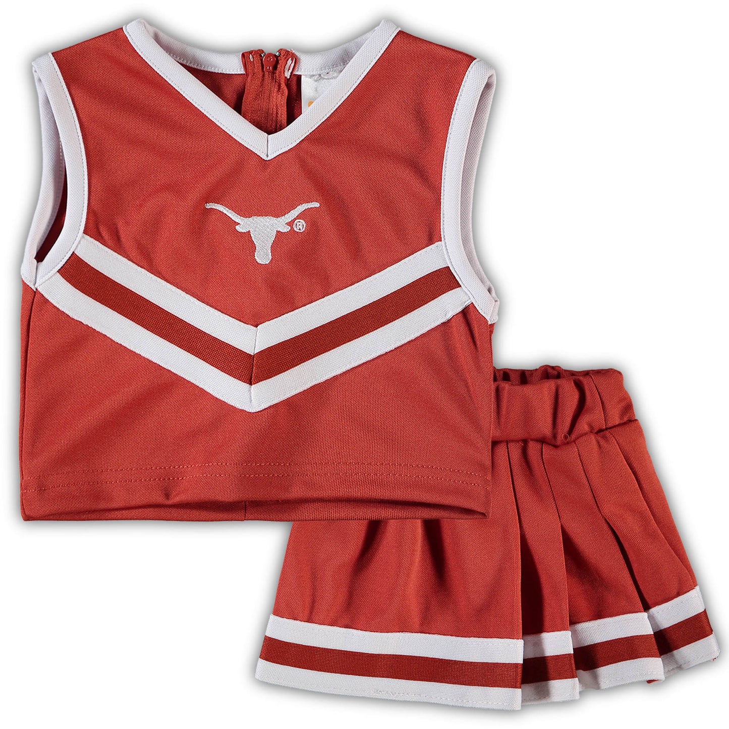 Girls Toddler Texas Orange Texas Longhorns Two-Piece Cheer Set