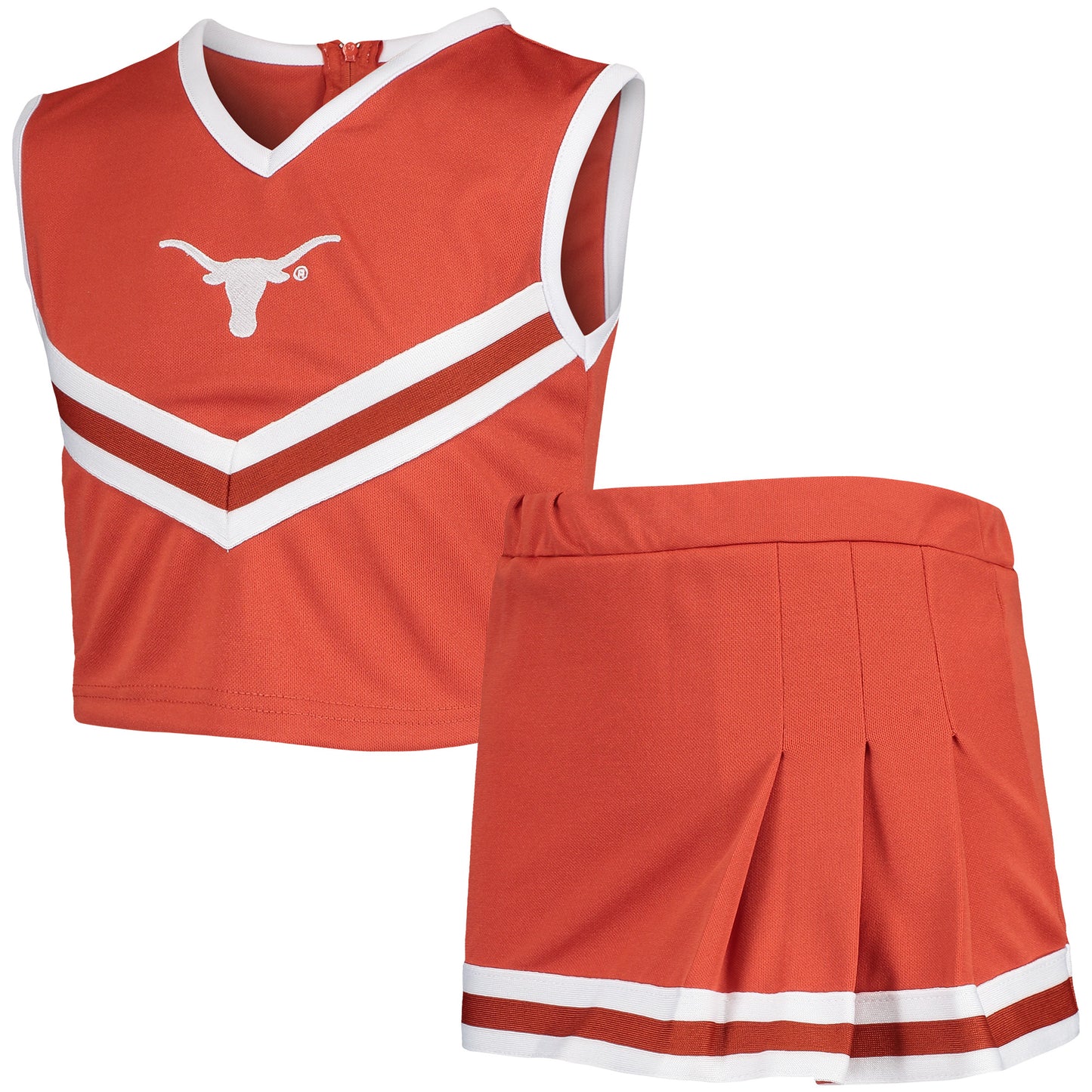 Girls Youth Texas Orange Texas Longhorns Two-Piece Cheer Set