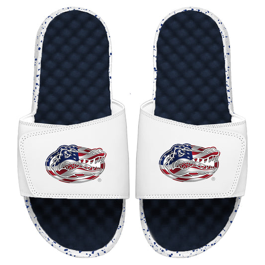 Men's ISlide Navy/White Florida Gators Americana Slide Sandals