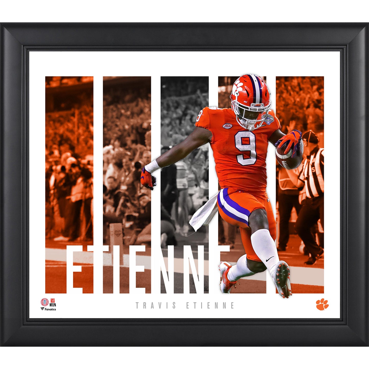 Travis Etienne Clemson Tigers Framed 15" x 17" Player Panel Collage