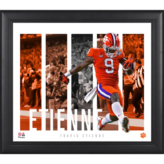 Travis Etienne Clemson Tigers Framed 15" x 17" Player Panel Collage