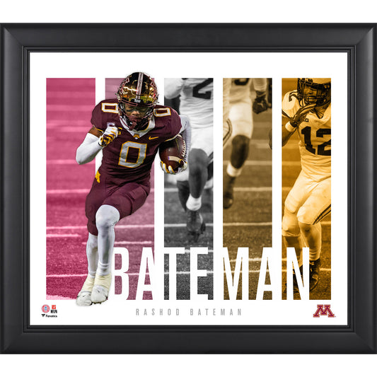 Rashod Bateman Minnesota Golden Gophers Framed 15" x 17" Player Panel Collage