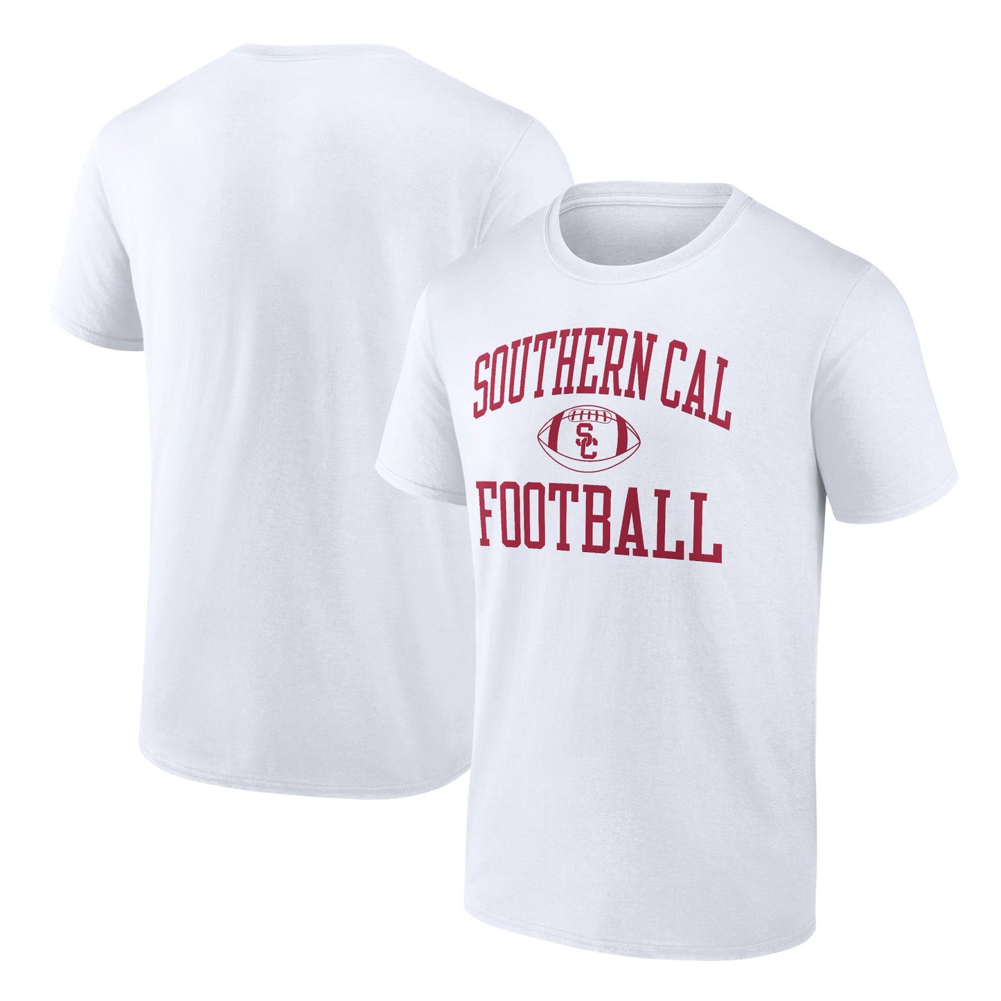 Men's Fanatics White USC Trojans First Sprint Team T-Shirt