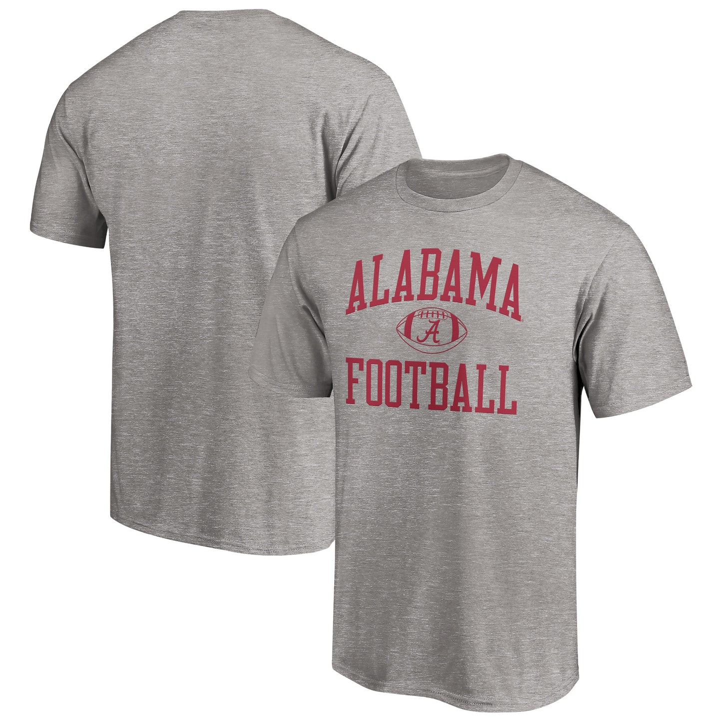 Men's Fanatics Heathered Gray Alabama Crimson Tide First Sprint Team T-Shirt